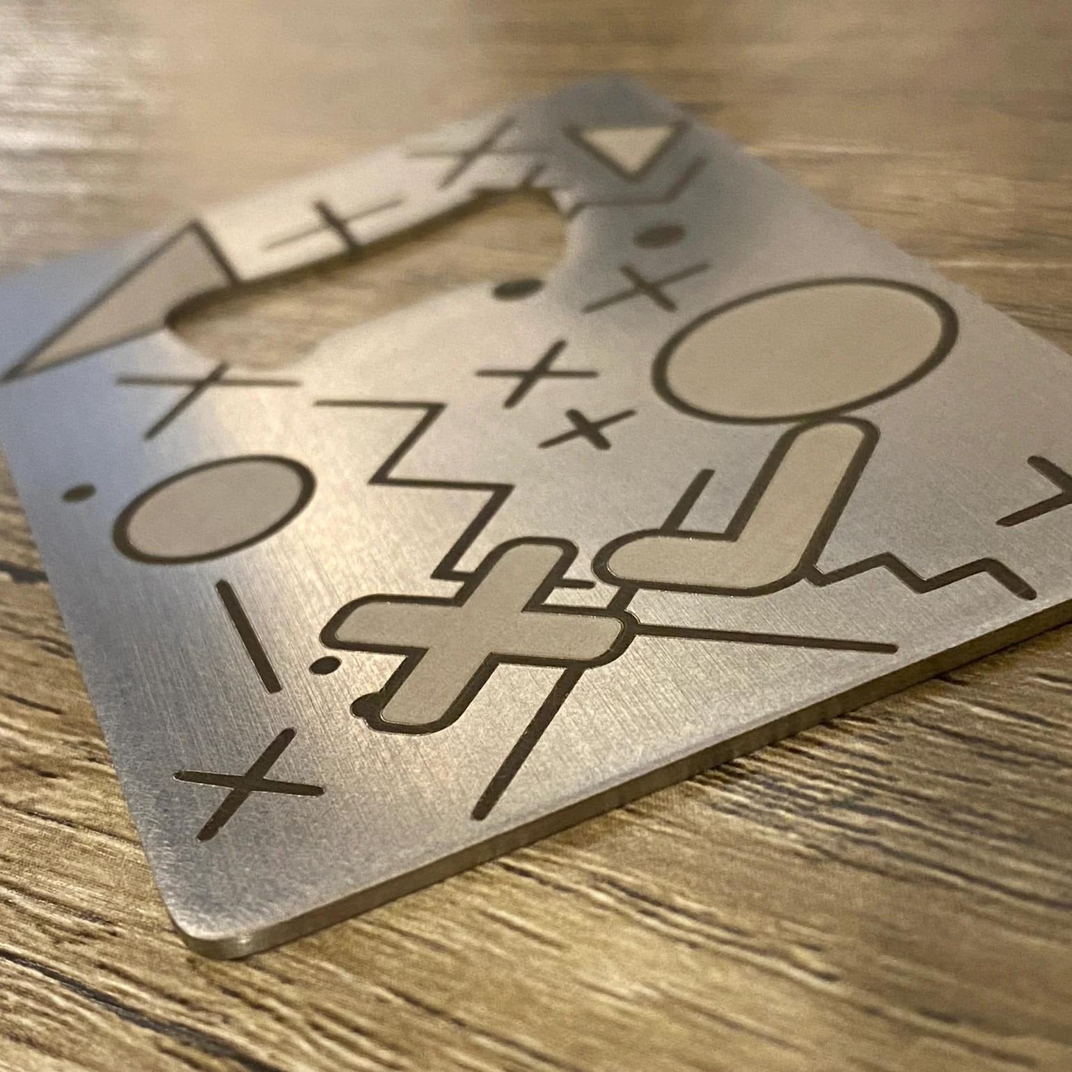 Titanium Bottle Opener Card